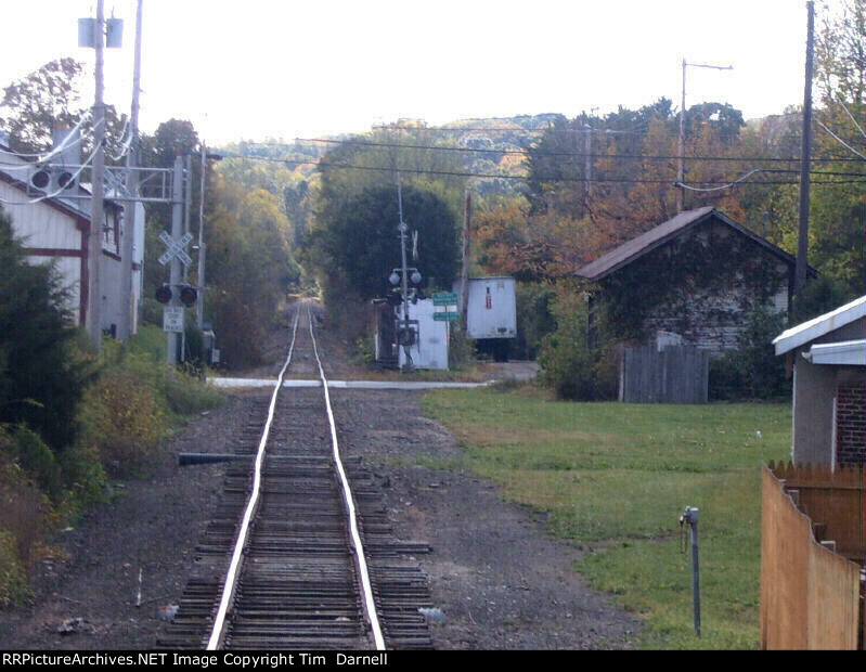 Passing old Rushland freight house.